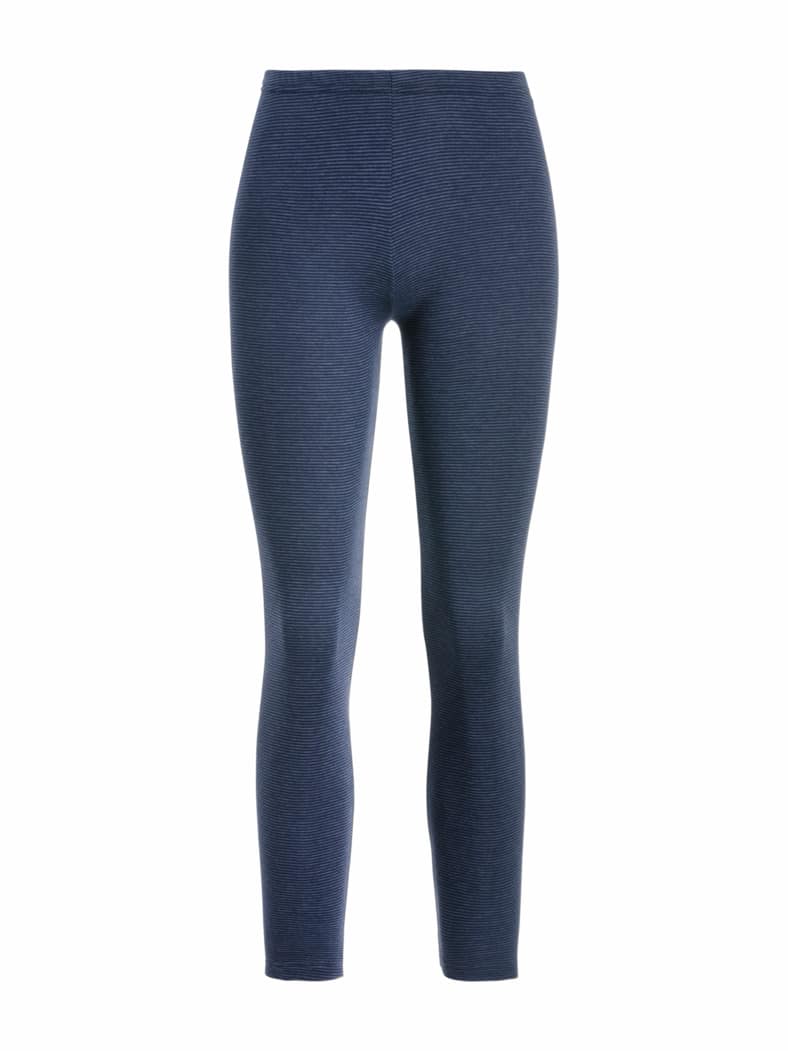 Thermo-Hose Lang Blau gestreift