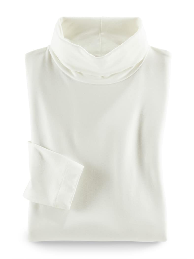 Viskose-Unterziehrolli Offwhite