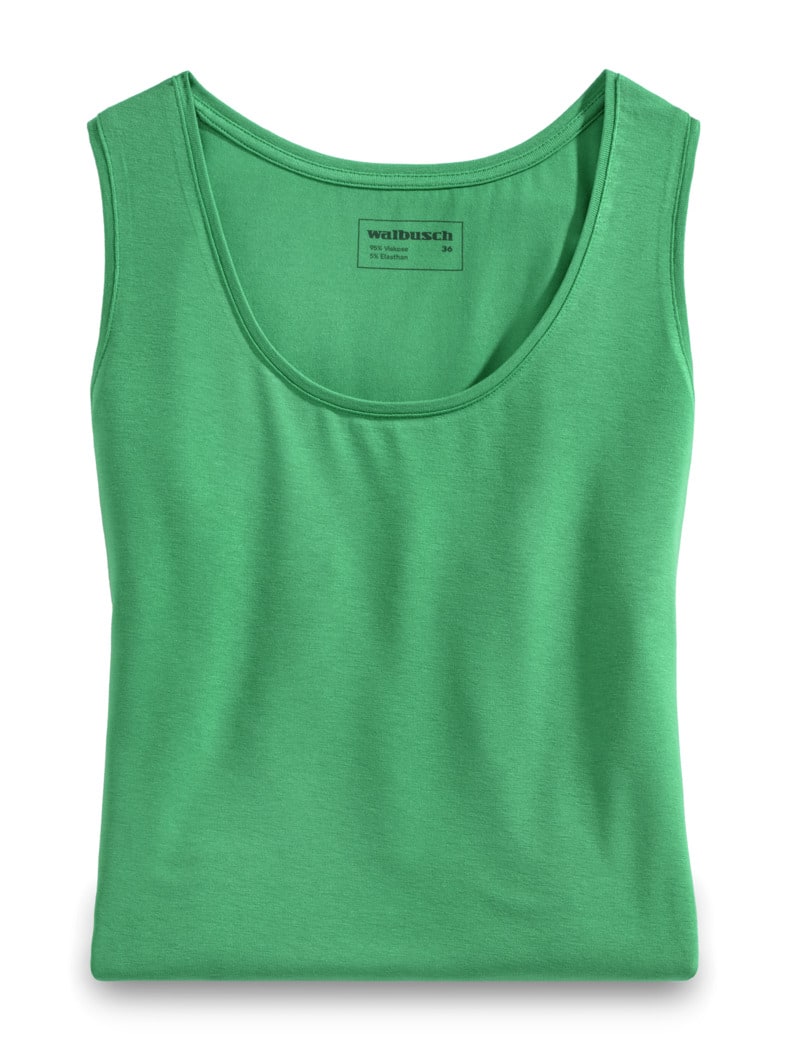 Viskose-Top Grasgrün