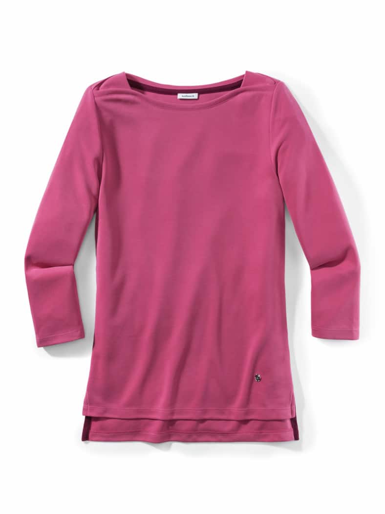 Pique-Shirt Edeljersey Soft Fuchsia