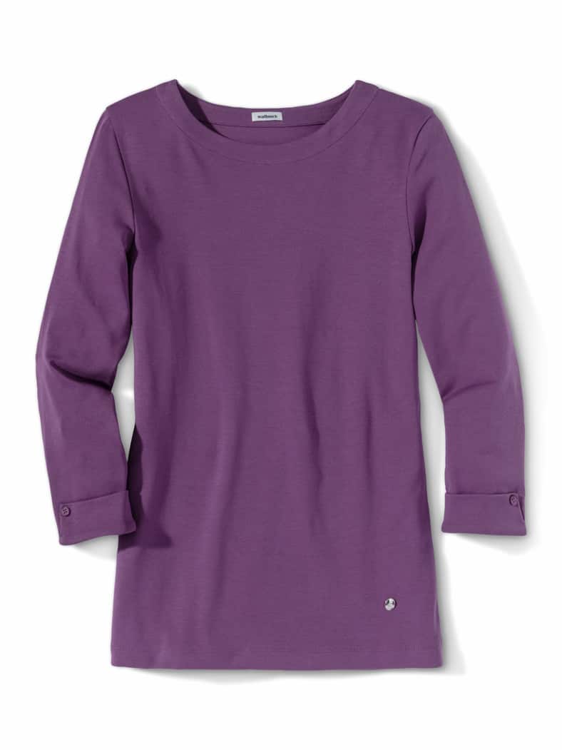 Baumwollshirt Softrib Traube