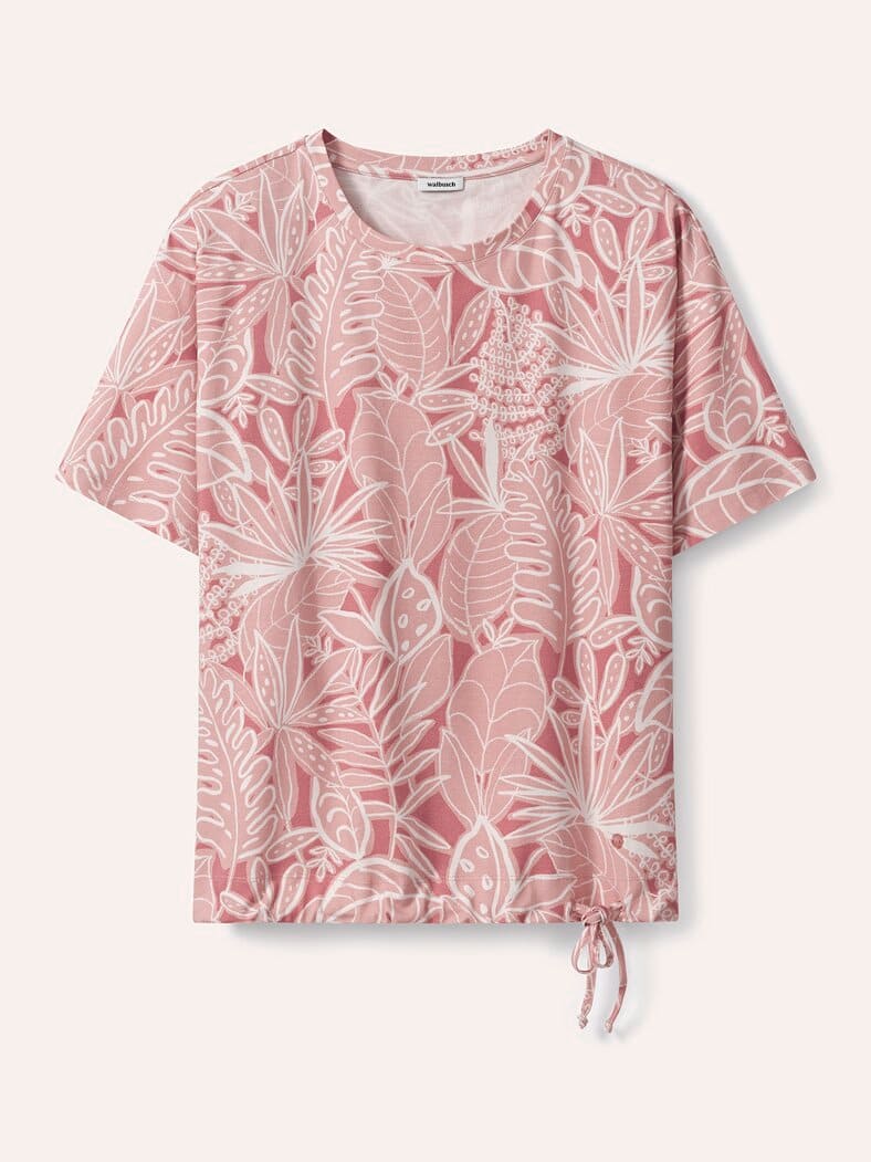 Blousonshirt Tropenwald Rosenholz