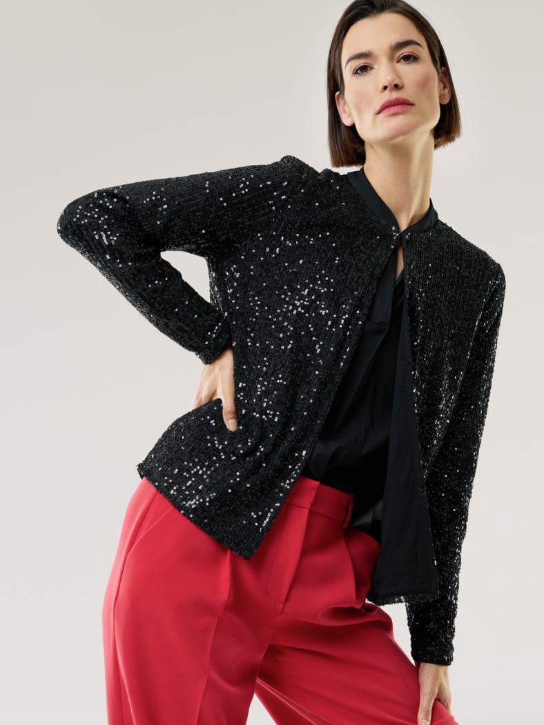 Jersey Jacke Celebration Schwarz