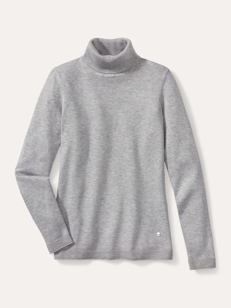 Viskose Rolli Hautschmeichler Silbergrau Melange