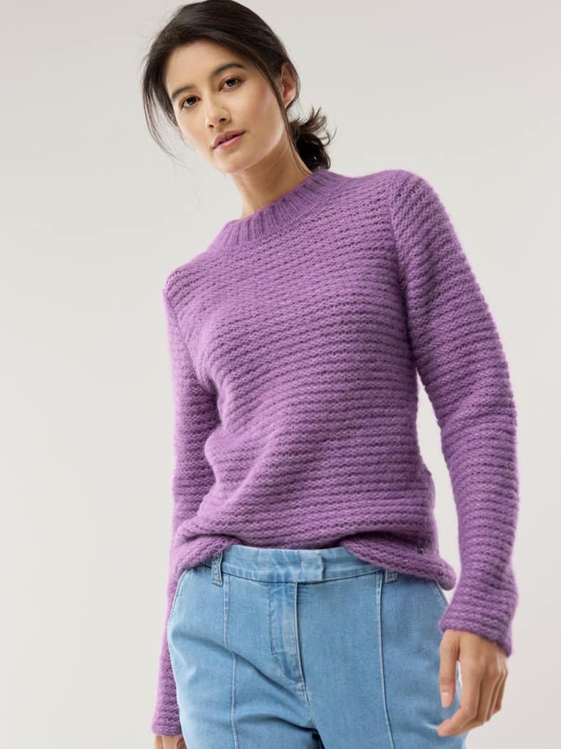 KERO Alpaka-Pullover Cyclam