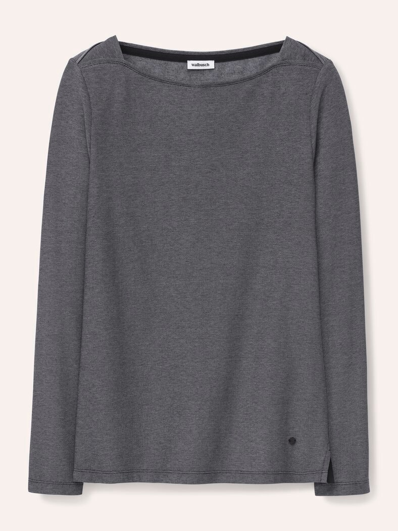 Wärmendes Shirt Schwarz