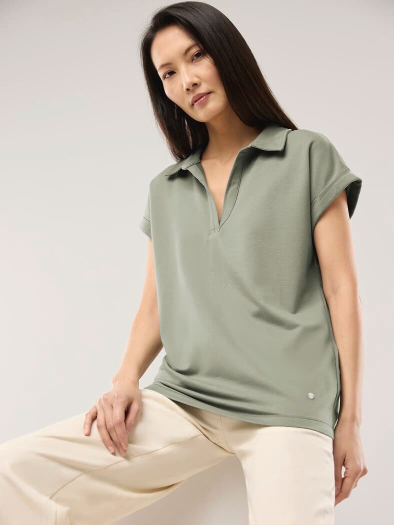 Poloshirt Edelmodal Khaki