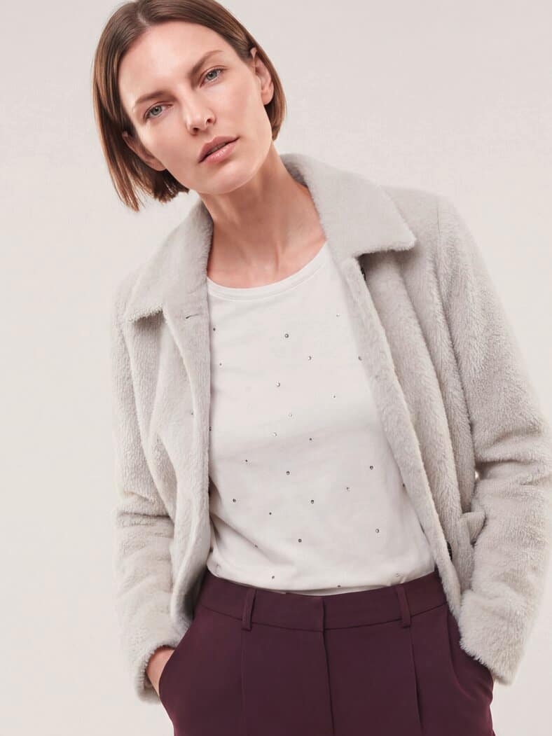 Flauschige Jacke Kitt