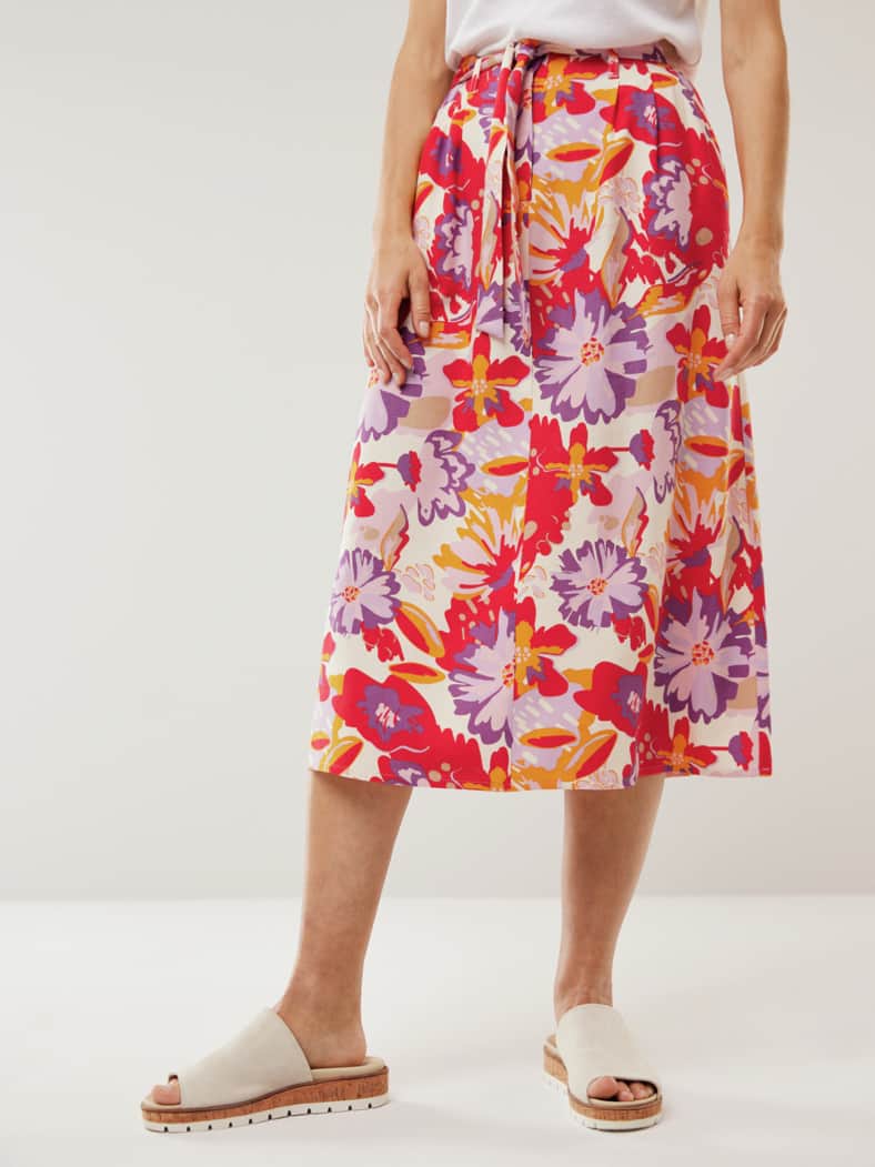 Midirock Leinenmix Multicolor