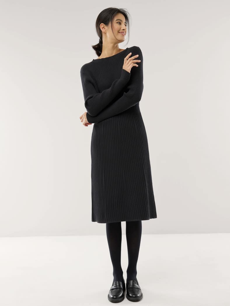 Strickkleid Hautschmeichler Schwarz