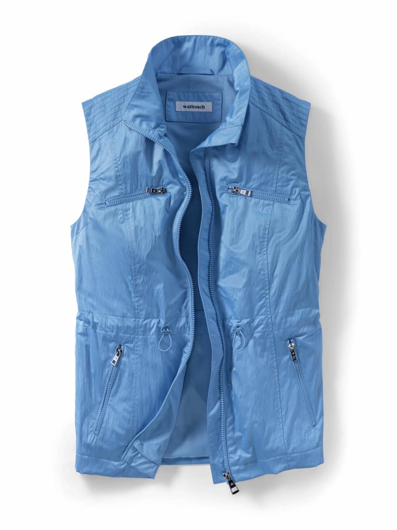 Leichtweste 7 Taschen 2.0 Jeansblau