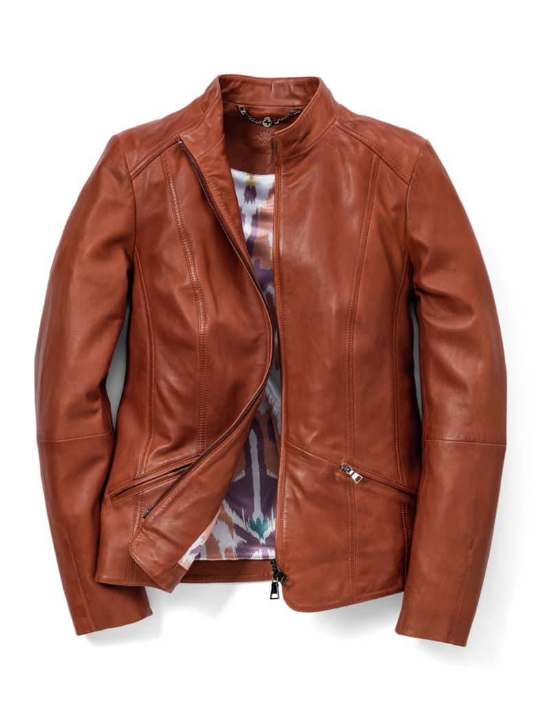 Lammnappa-Jacke Zimt