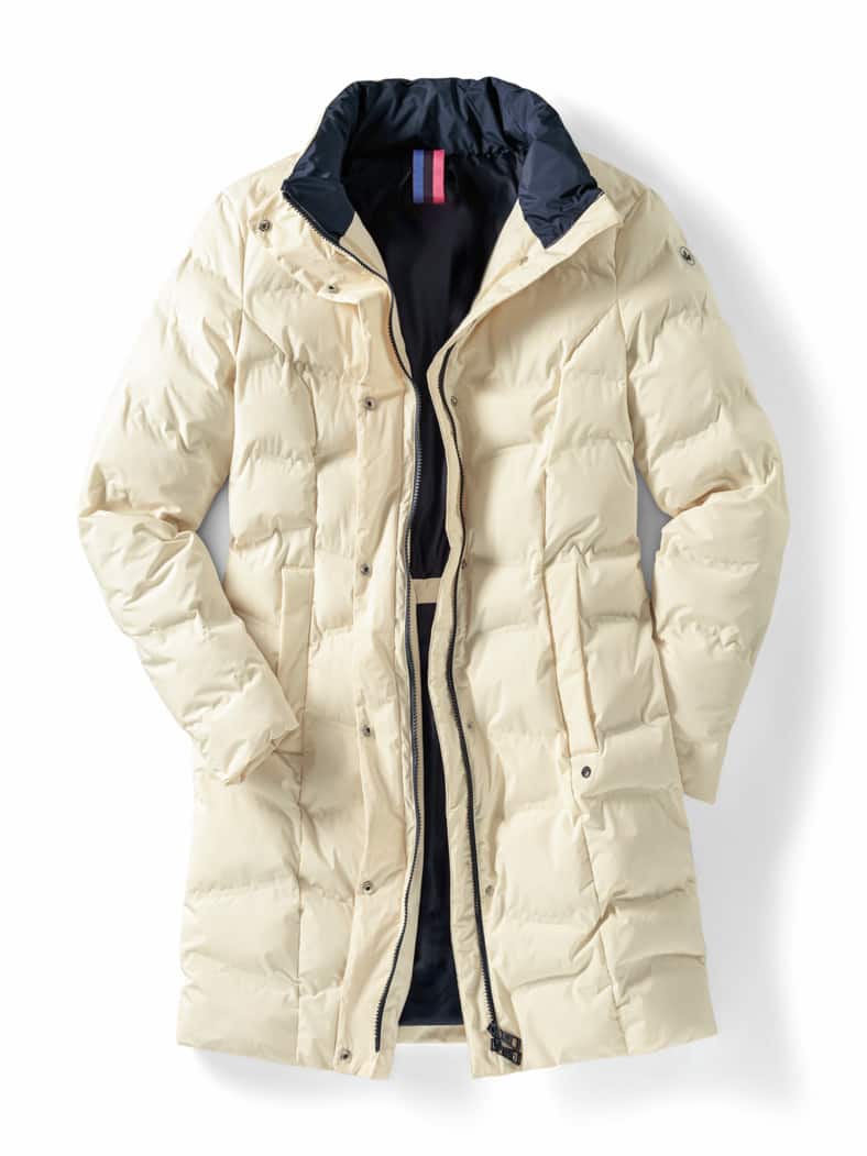 Aquastop Steppmantel 3D Creme