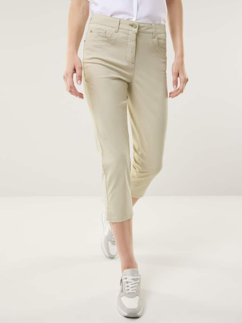 Baumwoll-Capri Supersoft Sand