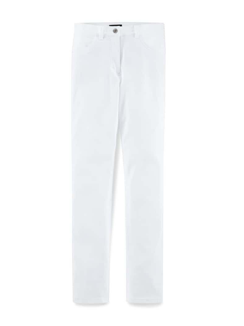 Extraglatt Baumwollhose Feminine F Weiß