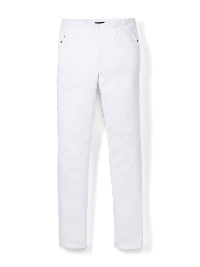 Yoga-Schlupfjeans White