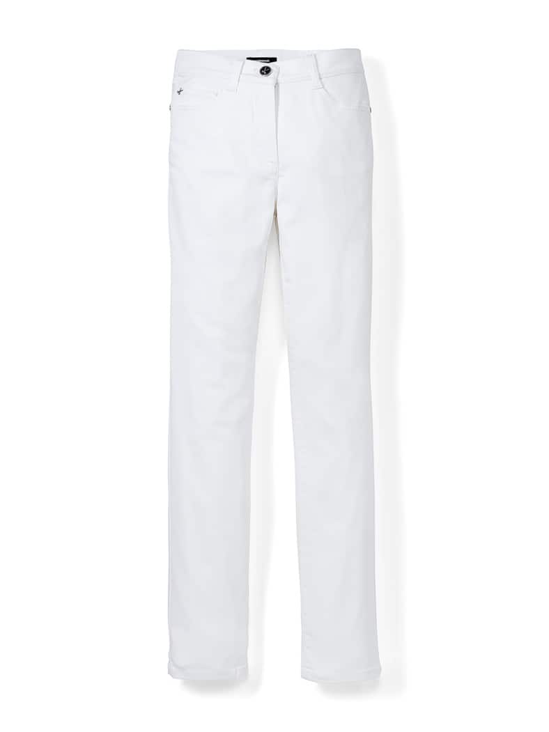 Yoga-Jeans Ultrastretch Slim Fit Weiß
