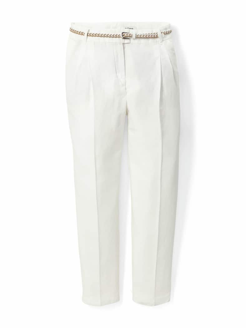 Leinenmix Chino Creme