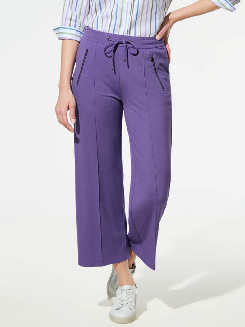 Jersey-Culotte Viskosa Lila