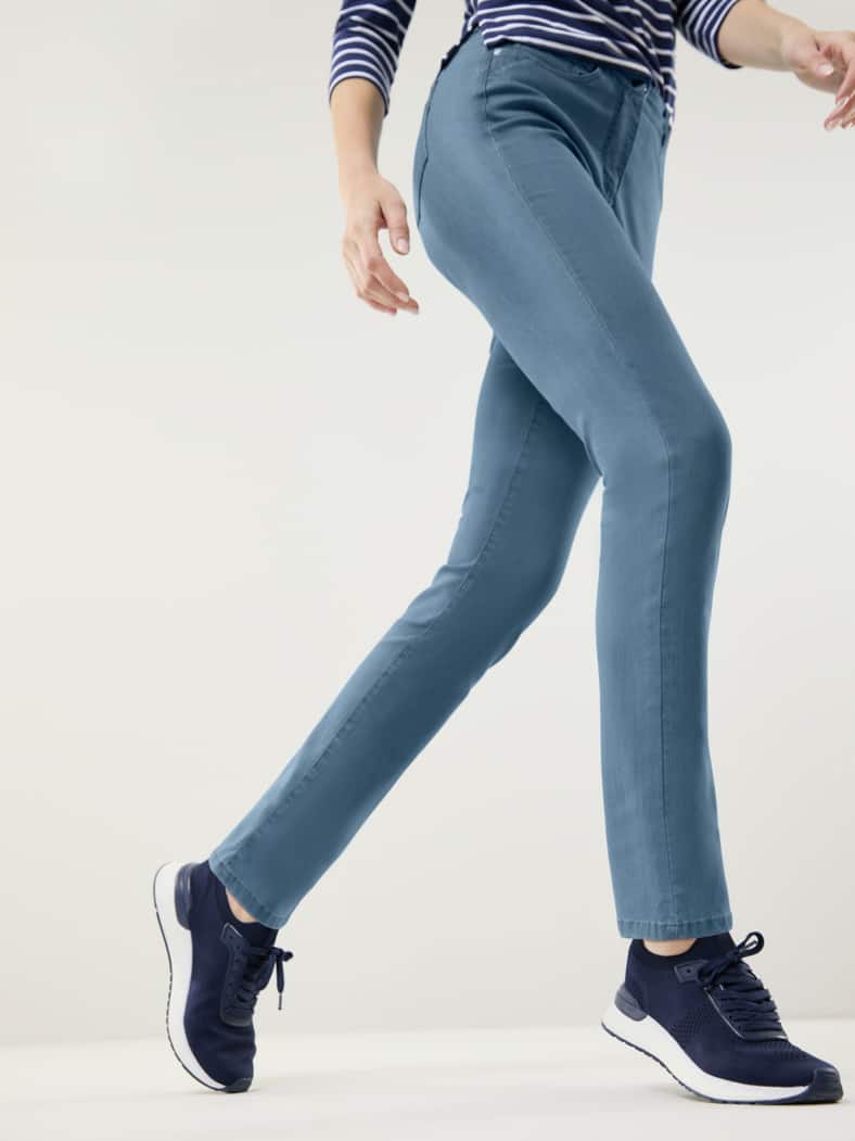 Yoga-Jeans Ultrastretch Feminine F. Mid Blue