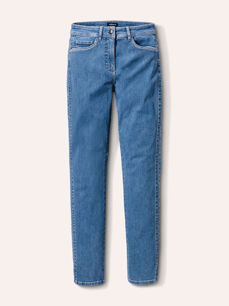 Passform-Jeans Feminine Fit Mid Blue