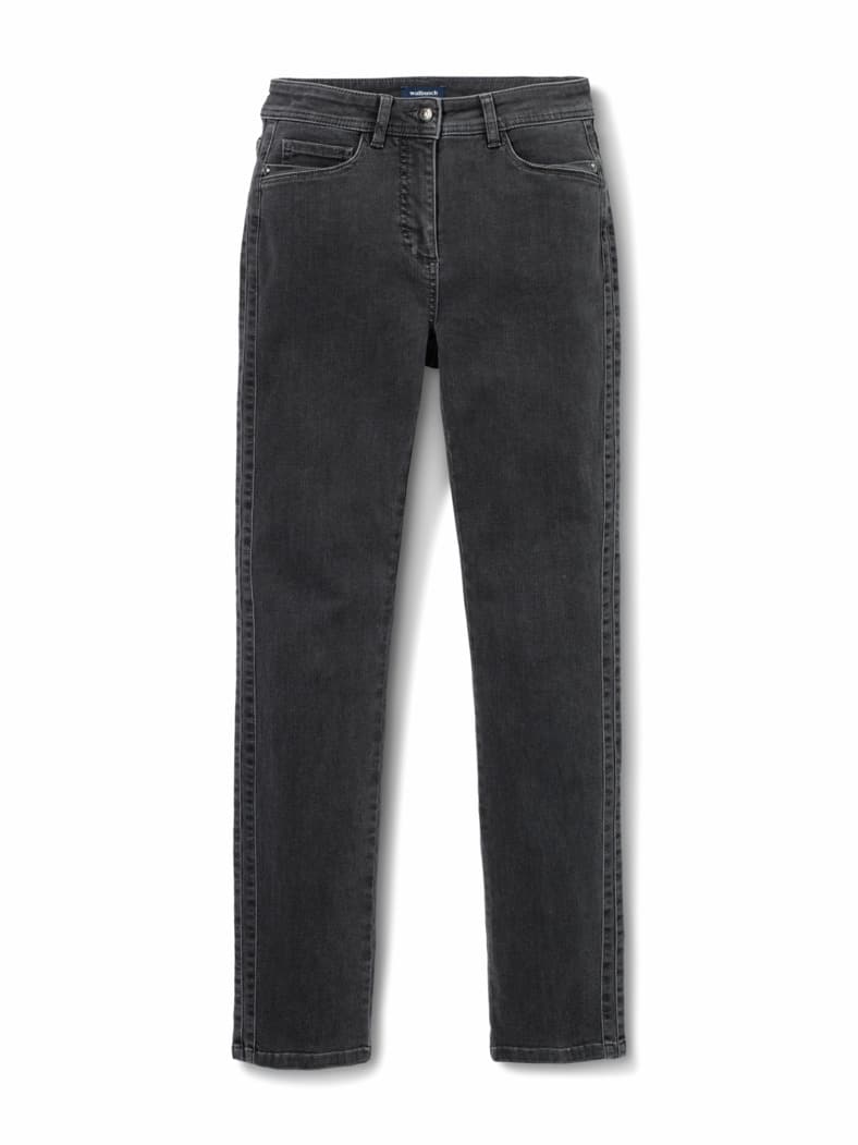 Passform-Jeans Feminine Fit Anthrazit