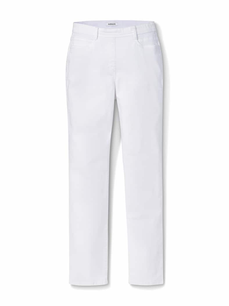 Five Pocket Schlupfhose Weiß