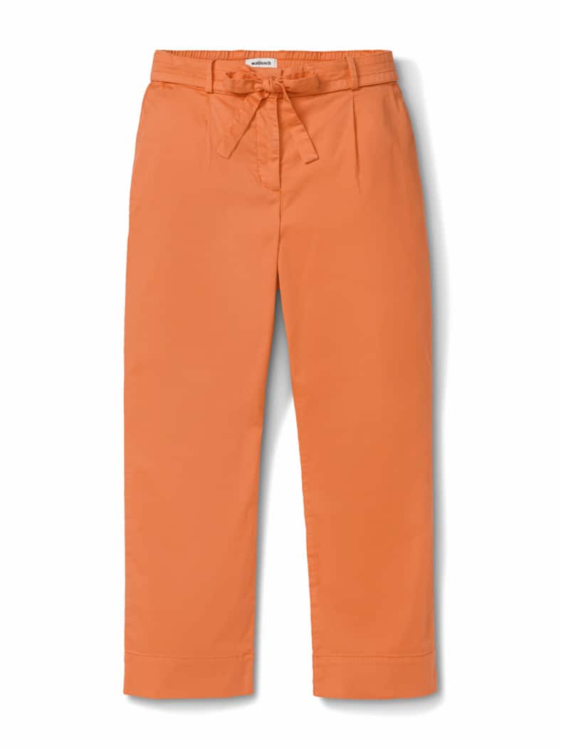 Extraleicht Baumwoll Culotte Dunkelorange