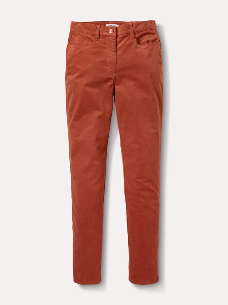 Five Pocket Cordhose Zimt
