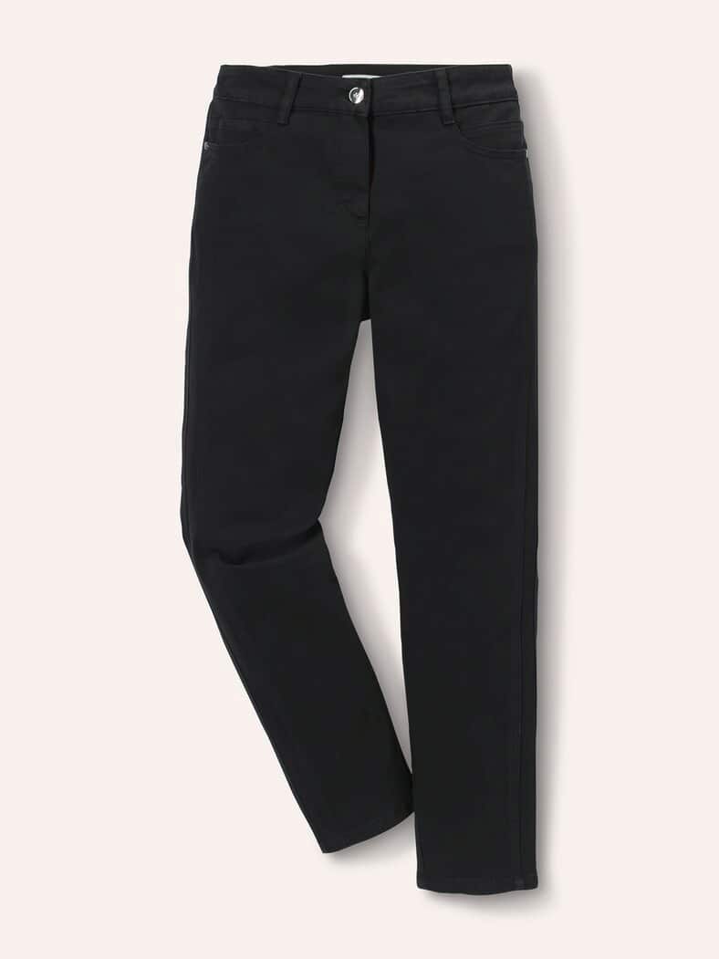 7/8-Baumwollhose Figurwunder FF Schwarz