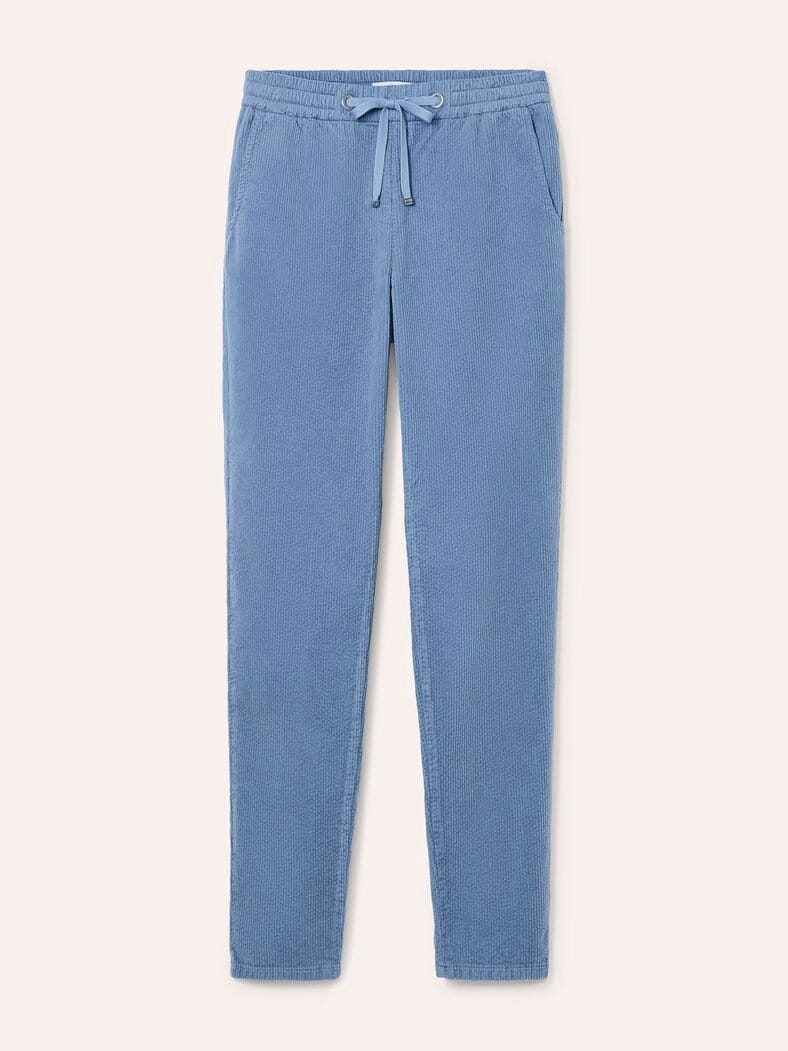 Jogpant aus weichem Cord Smokey Blue