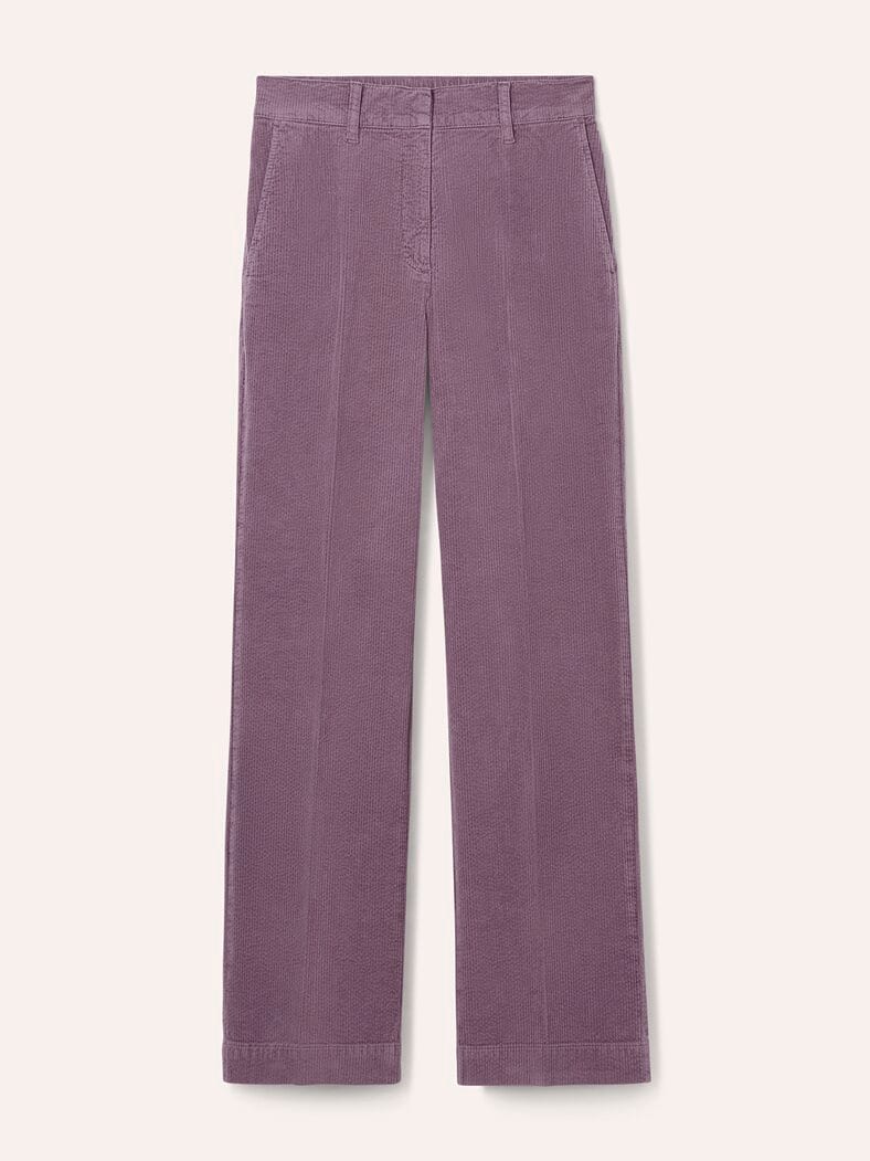 Marlene Hose aus weichem Cord Mauve