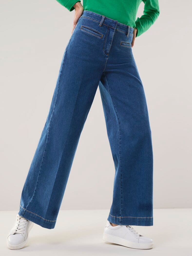 Marlene aus Stretchdenim Midblue