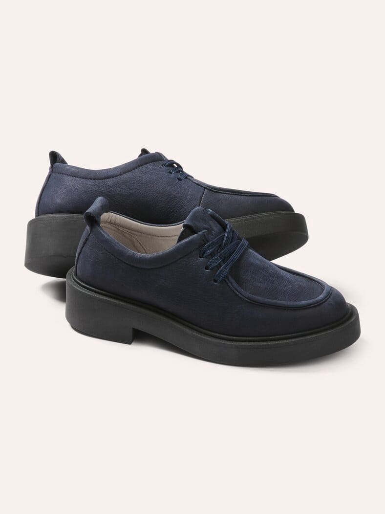 Bequem Mokassin Blau