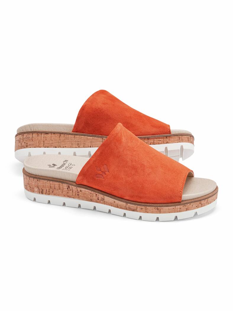 Bequem Pantolette Orange