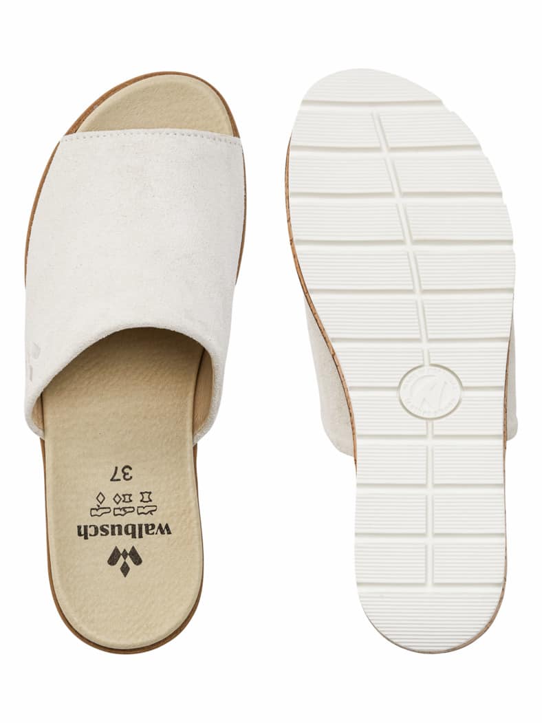 Bequem Pantolette Weiß