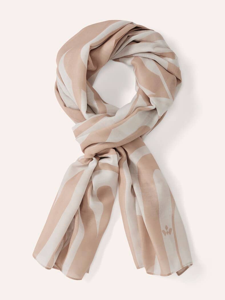 Schal Grafikdruck Sand