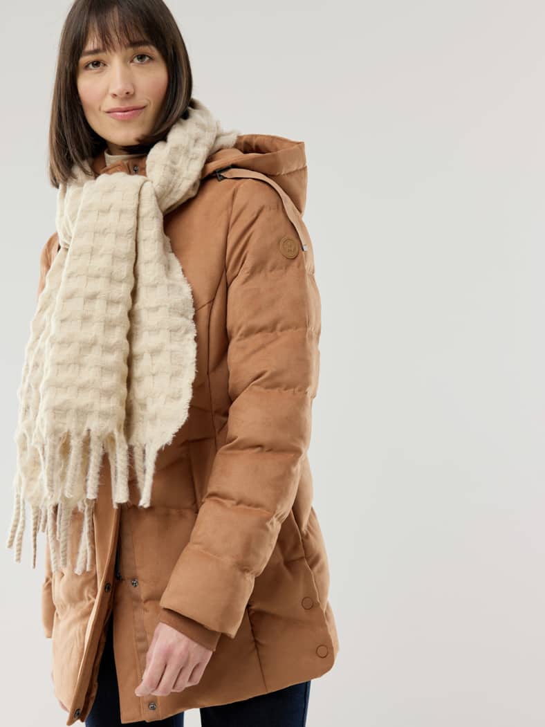 Strukturschal Offwhite