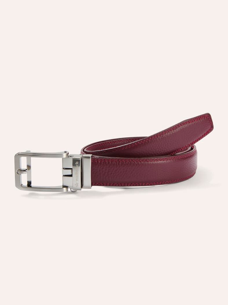 Leder Automatic Gürtel Merlot Leder Automatic Gürtel Merlot