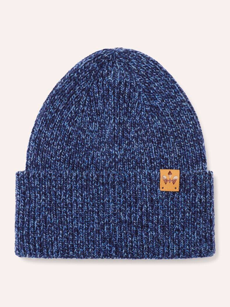 Strickmütze Marine Melange