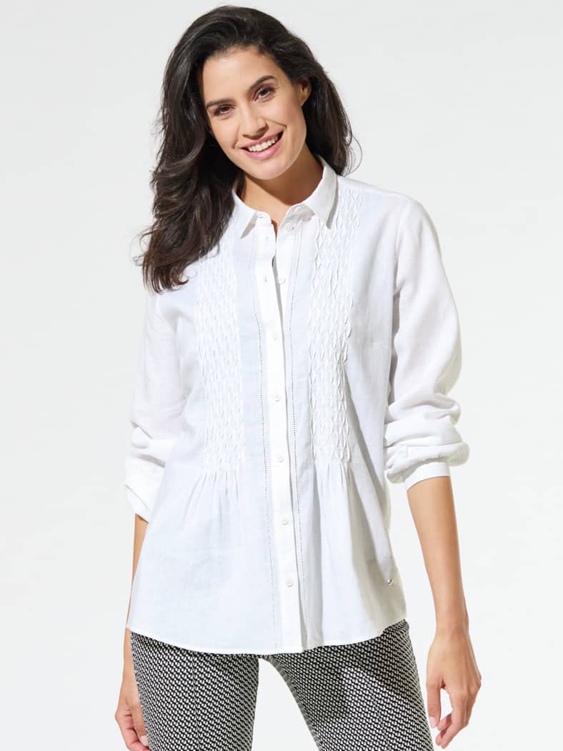 Sommerleicht Tunika Weiß