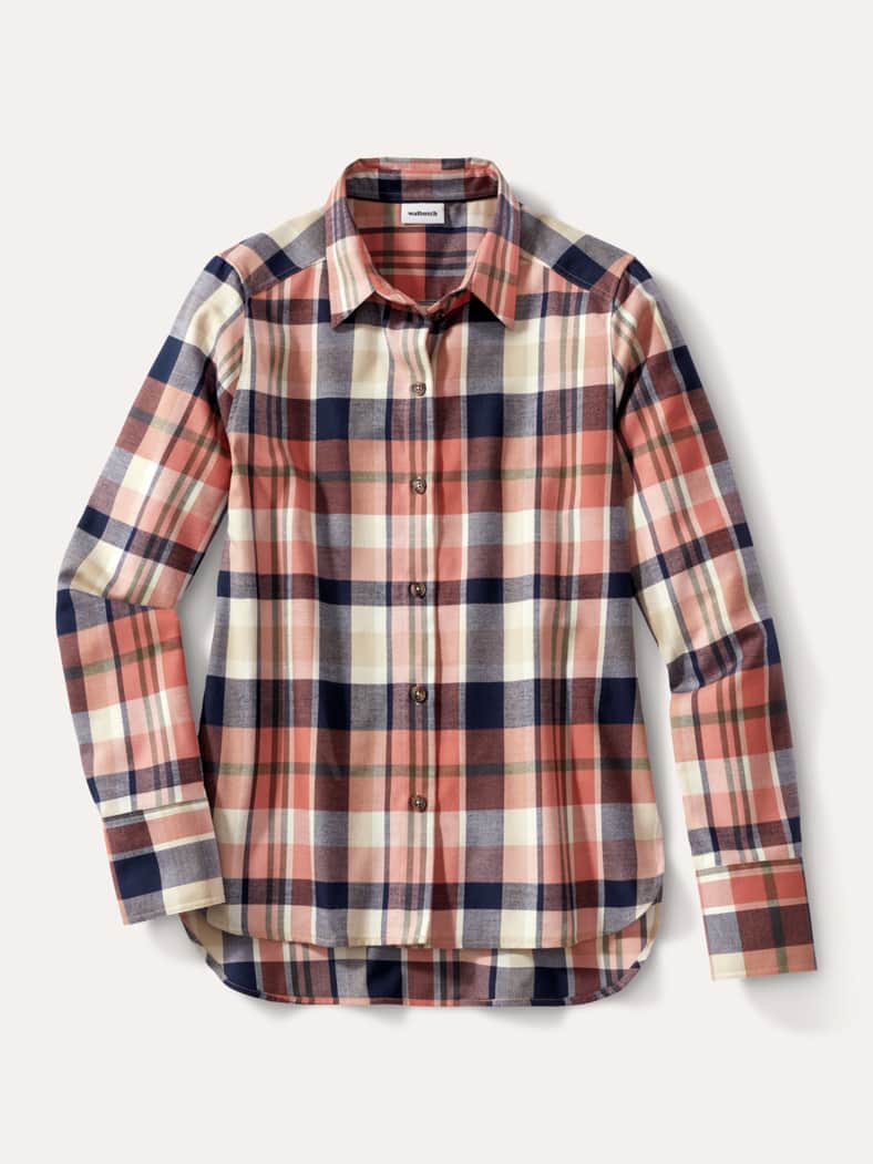 Polar-Flanell Hemdbluse Karo