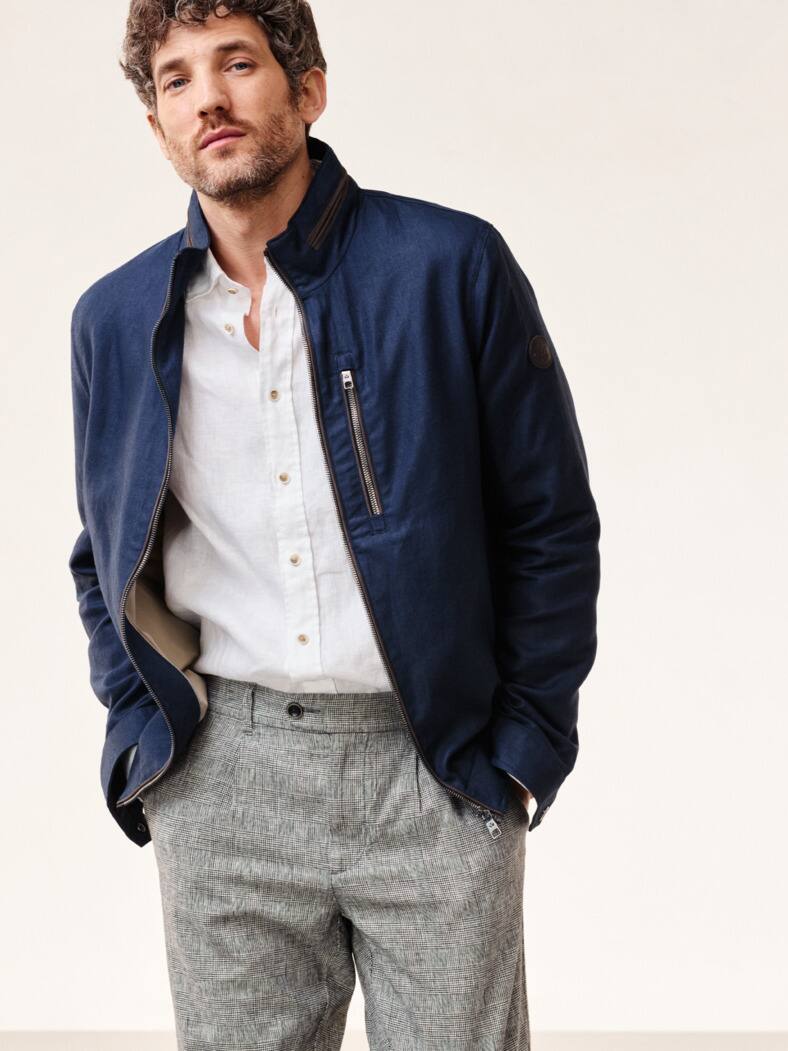 Outfit Leinenblouson Leicht und Luftig