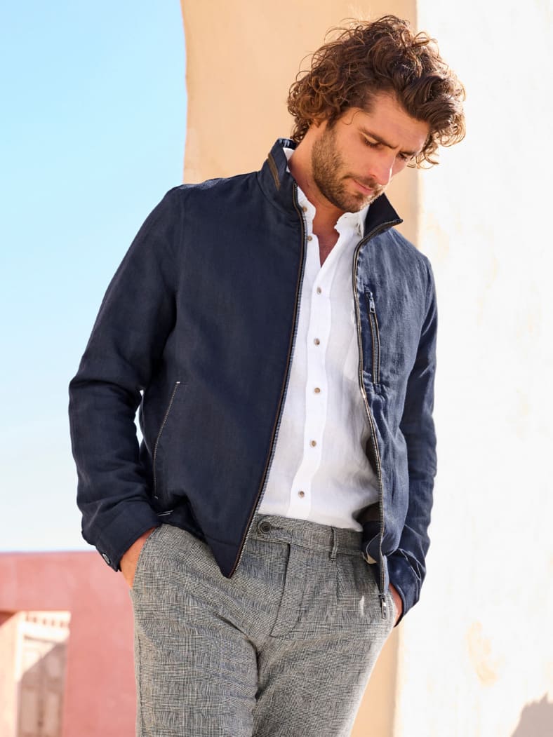 Outfit Leinenblouson Leicht und Luftig