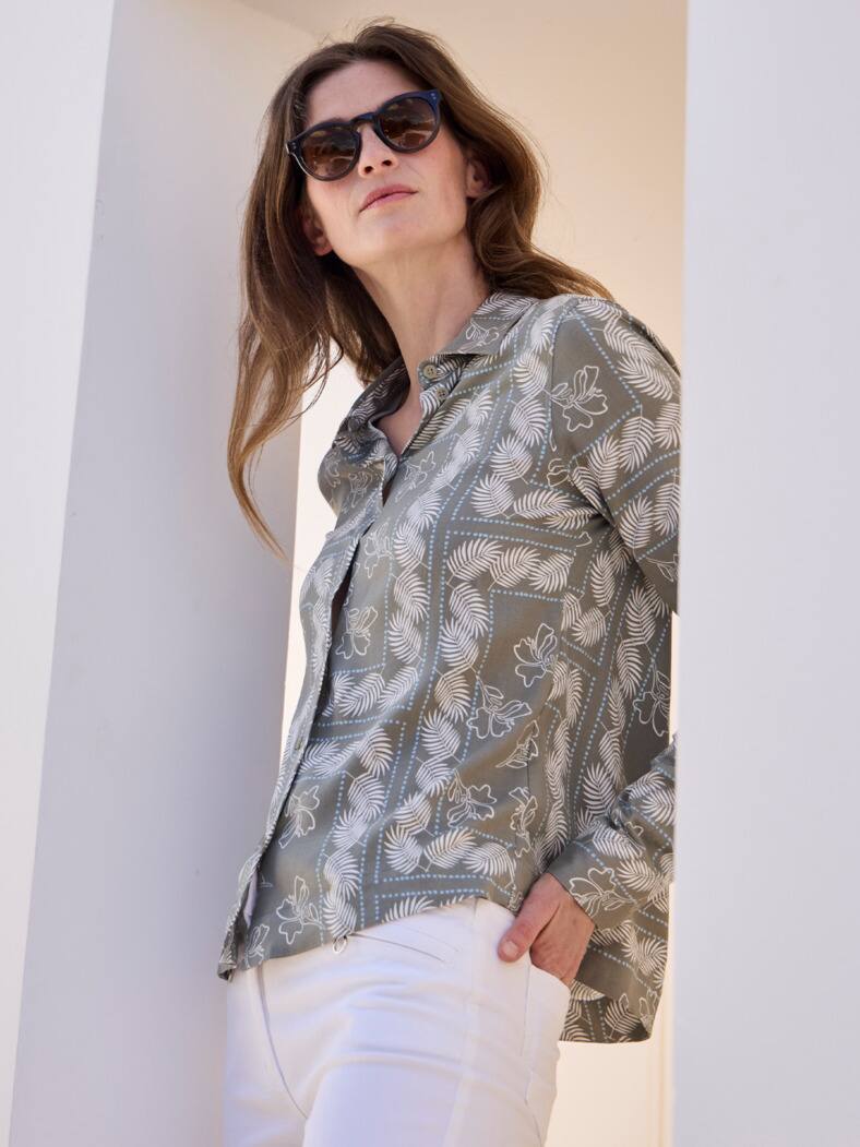 Outfit Easy Care Bluse Bandana