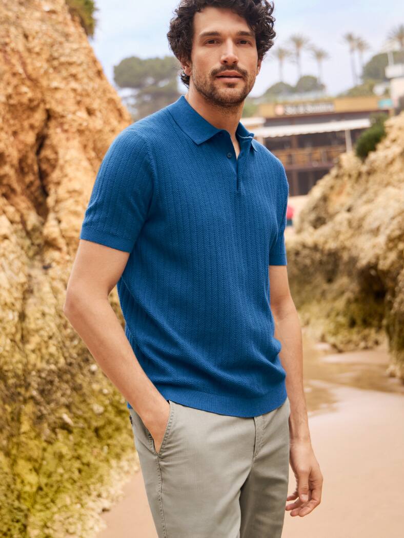 Outfit Baumwoll-Strickpolo