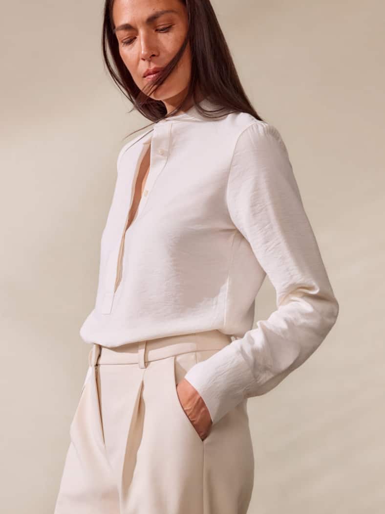 Outfit Easy Care Crincle Bluse