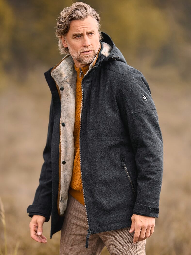 Outfit Aquastop Wolljacke