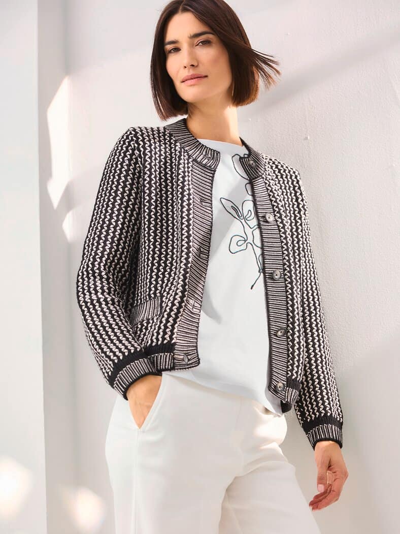 Outfit Strickjacke Chic & Go