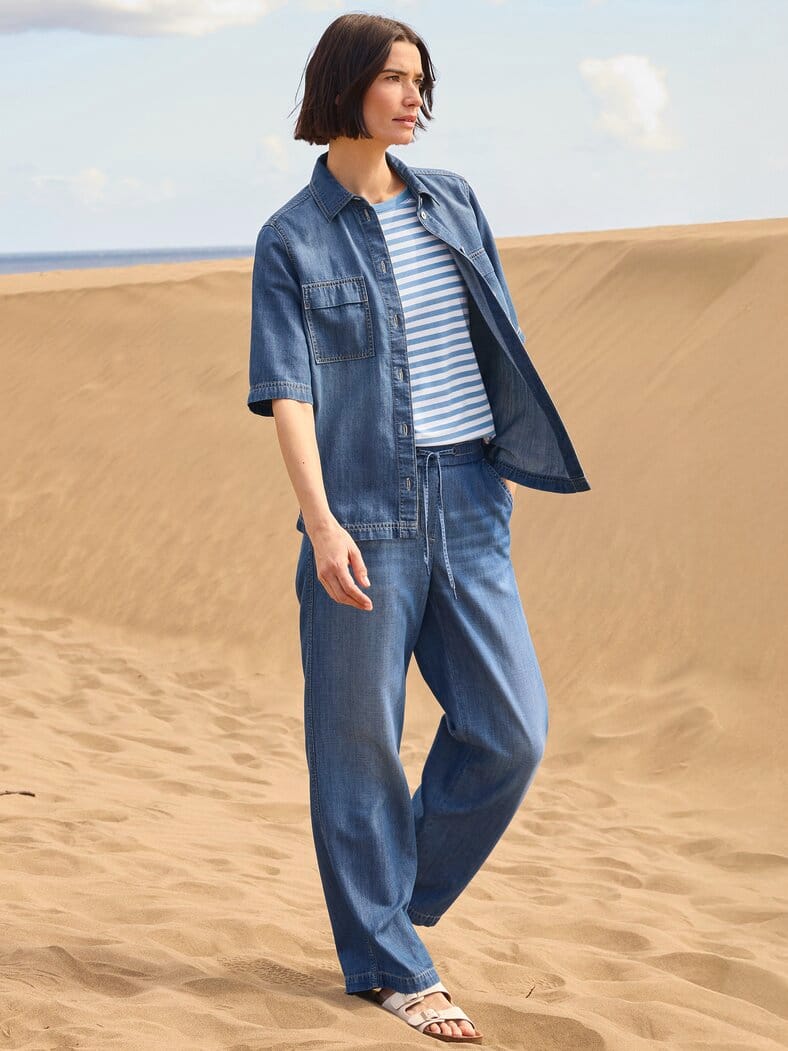 Outfit Jeans Hemdbluse